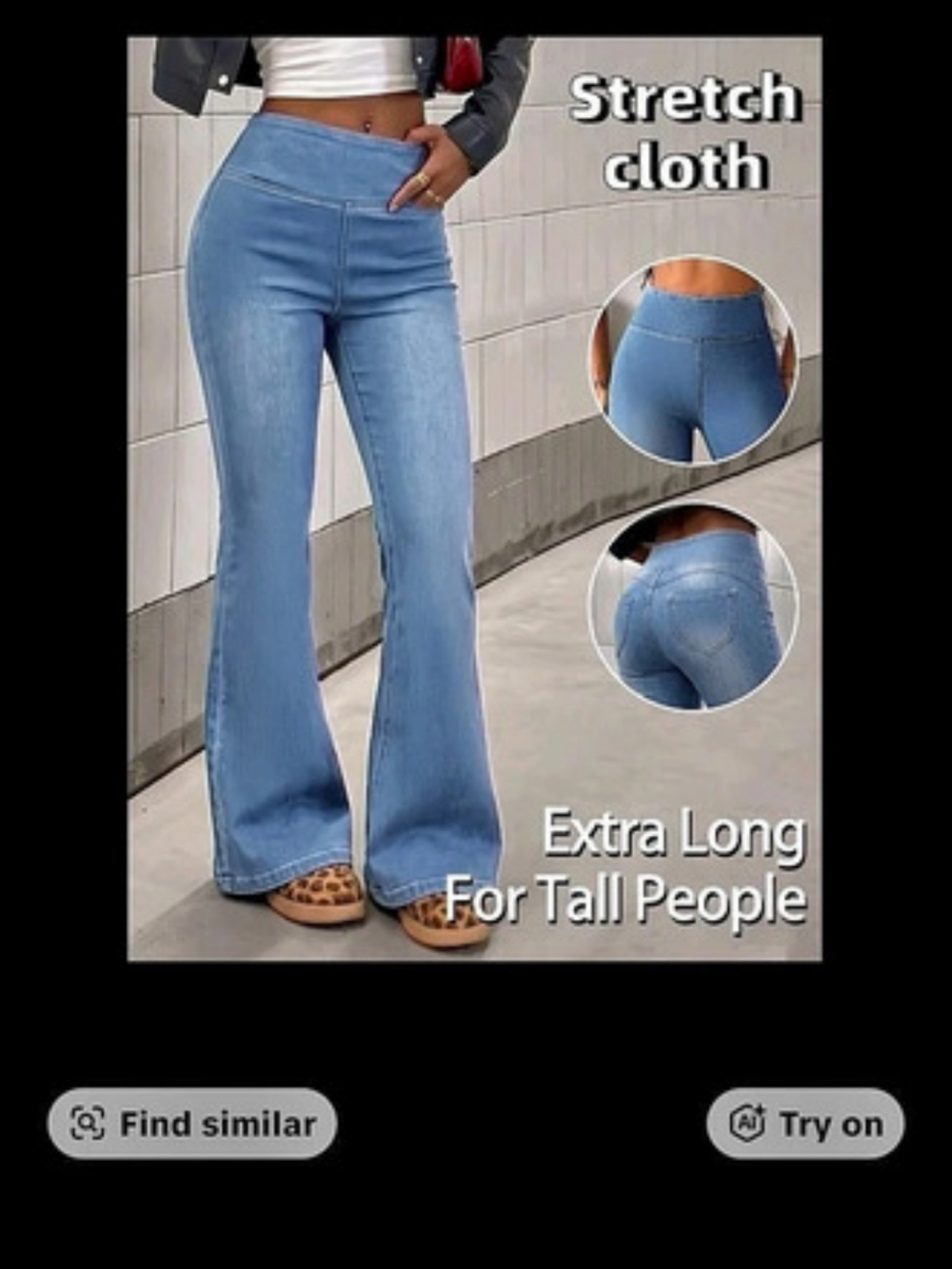 Blue Flare Jeans